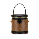 ルイ ヴィトン モノグラム リバース カンヌ バニティバッグ ハンドバッグ M43986 ブラウン PVC レザー レディース LOUIS VUITTON 【中古】